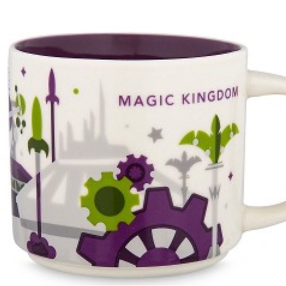 Starbucks X Disney Coffee Mug Magic Kingdom at Walt Disney World 14oz New No Box - Picture 1 of 11
